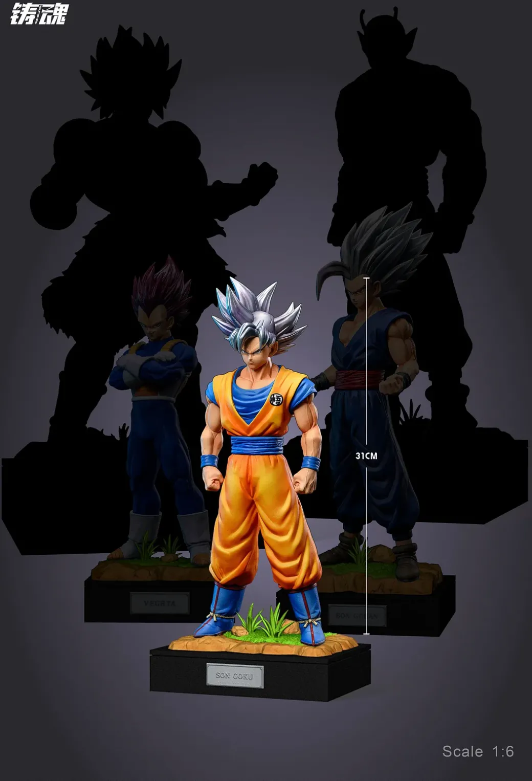 1/6 Scale Ultra Instinct Son Goku - Dragon Ball Resin Statue - Sculpting Soul Studios