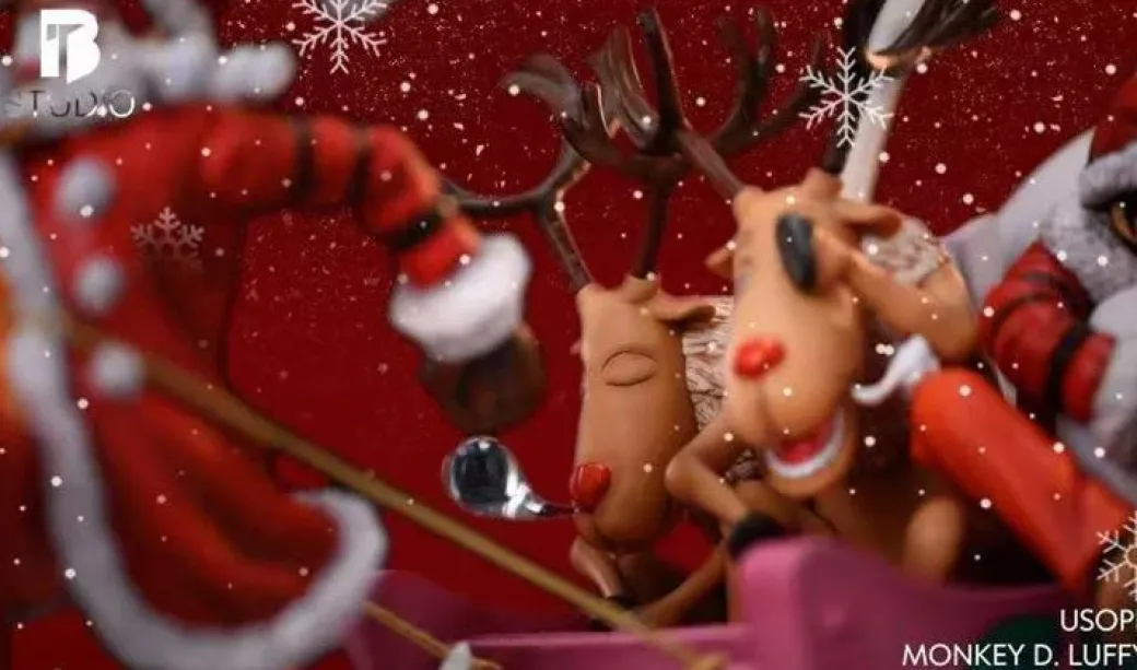 1/6 Scale Usopp & Luffy's Christmas Bash - ONE PIECE Resin Statue - BT Studios
