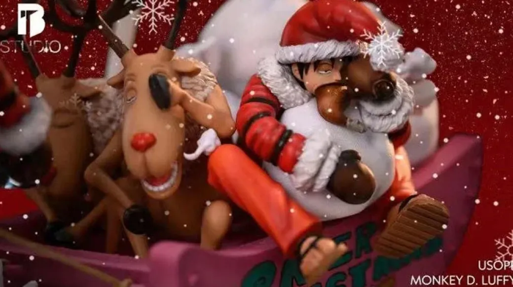 1/6 Scale Usopp & Luffy's Christmas Bash - ONE PIECE Resin Statue - BT Studios