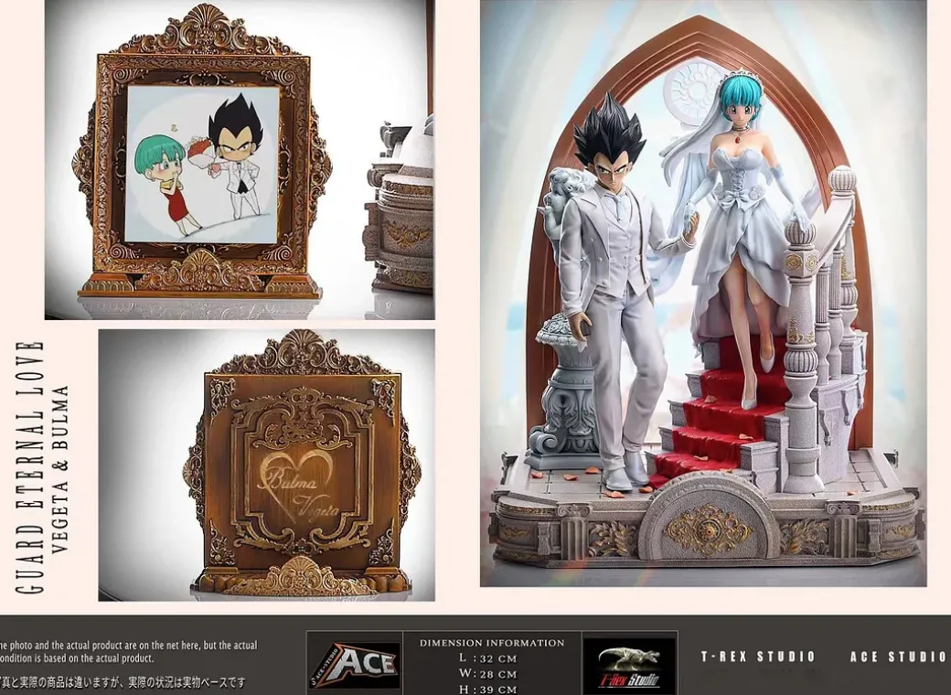 1/6 Scale Vegeta & Bulma Wedding - Dragon Ball Resin Statue - ACE Studio