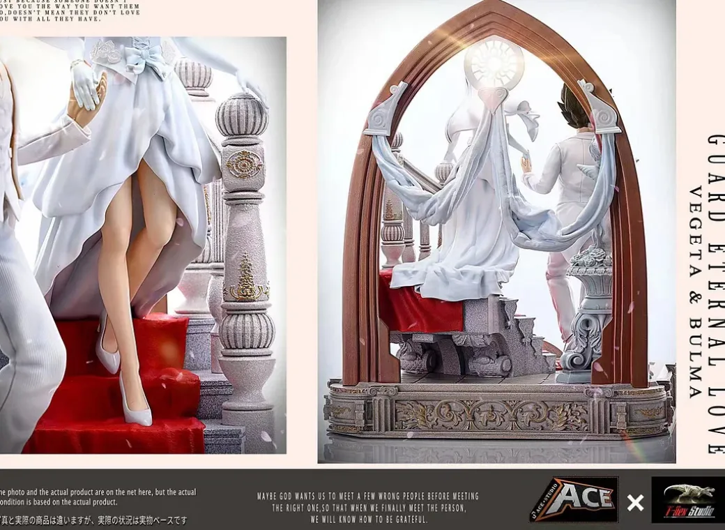 1/6 Scale Vegeta & Bulma Wedding - Dragon Ball Resin Statue - ACE Studio