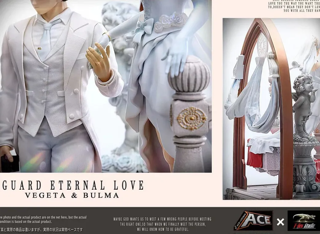 1/6 Scale Vegeta & Bulma Wedding - Dragon Ball Resin Statue - ACE Studio