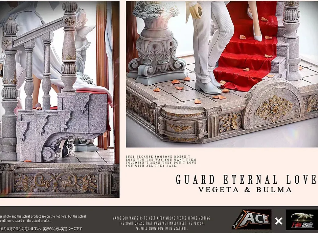 1/6 Scale Vegeta & Bulma Wedding - Dragon Ball Resin Statue - ACE Studio