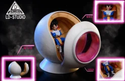 1/8 Scale Vegeta & Round Spaceship - Dragon Ball Resin Statue - LD-Studio