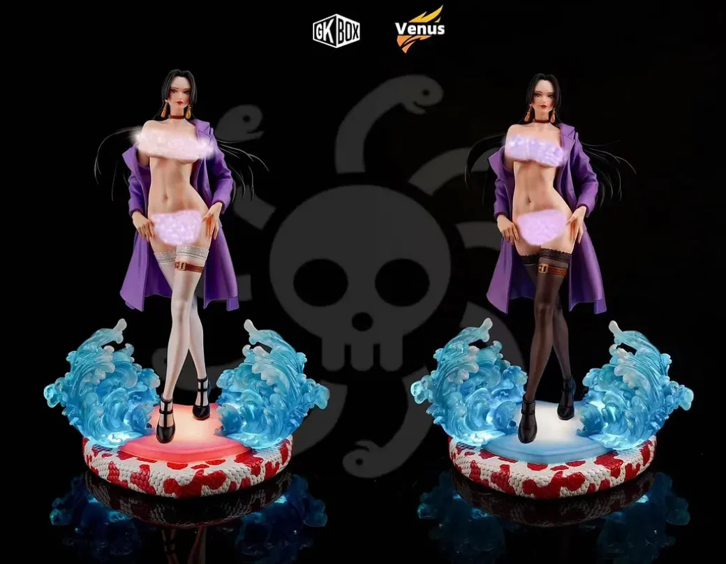 1/6 Scale Victoria's Secret Supermodel Boa Hancock with LED - ONE PIECE Resin Statue - GK-BOX Studios