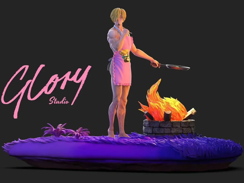 1/6 Scale Vinsmoke Sanji & Roronoa Zoro Zosan's Love Love Land - ONE PIECE Resin Statue - Glory Studio
