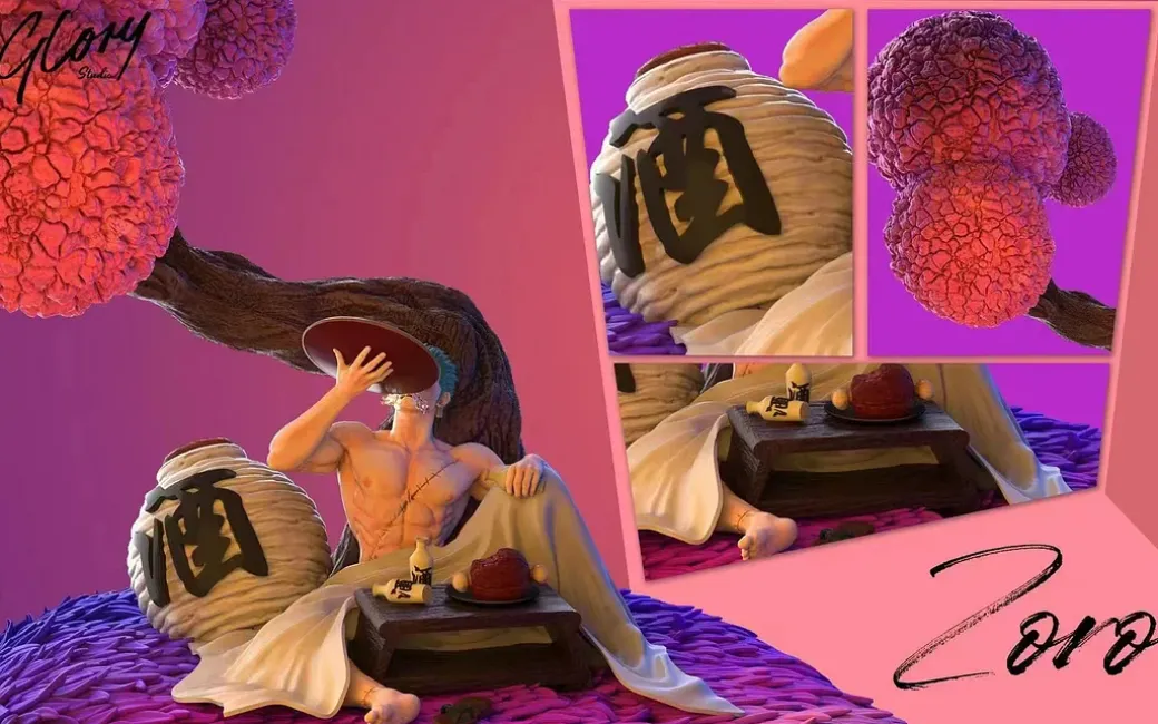 1/6 Scale Vinsmoke Sanji & Roronoa Zoro Zosan's Love Love Land - ONE PIECE Resin Statue - Glory Studio