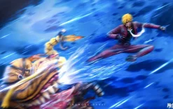 1/8 Scale Vinsmoke Sanji VS Queen with LED - ONE PIECE Resin Statue - MJ Studio