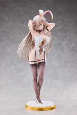 1/4 Scale White Bunny Girl - Original Design Official Statue - Otherwhere Studios