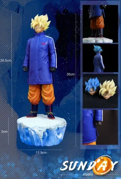 1/6 Scale Winter Suit Super Saiyan Son Goku - Dragon Ball Resin Statue - Sunday Studio