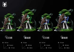 1/20 Scale World Zukan & Standard Version Evolution Family Series Gallade Set - Pokemon Resin Statue - MiKo Studio