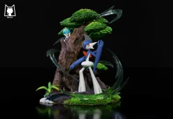 1/20 Scale World Zukan & Standard Version Evolution Family Series Gallade Set - Pokemon Resin Statue - MiKo Studio