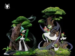 1/20 Scale World Zukan & Standard Version Evolution Family Series Gallade Set - Pokemon Resin Statue - MiKo Studio
