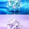 1/20 Scale World Zukan Alolan Ninetales - Pokemon Resin Statue - Pokemon Studio