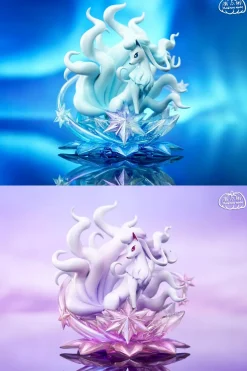 1/20 Scale World Zukan Alolan Ninetales - Pokemon Resin Statue - Pokemon Studio
