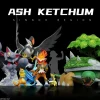 1/20 Scale World Zukan Ash Ketchum's Team Series 002 Sinnoh Region - Pokemon Statue - poképark Studio