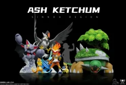 1/20 Scale World Zukan Ash Ketchum's Team Series 002 Sinnoh Region - Pokemon Statue - poképark Studio