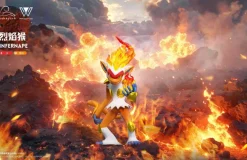 1/20 Scale World Zukan Ash Ketchum's Team Series 002 Sinnoh Region - Pokemon Statue - poképark Studio