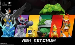 1/20 Scale World Zukan Ash Ketchum's Team Series 002 Sinnoh Region - Pokemon Statue - poképark Studio