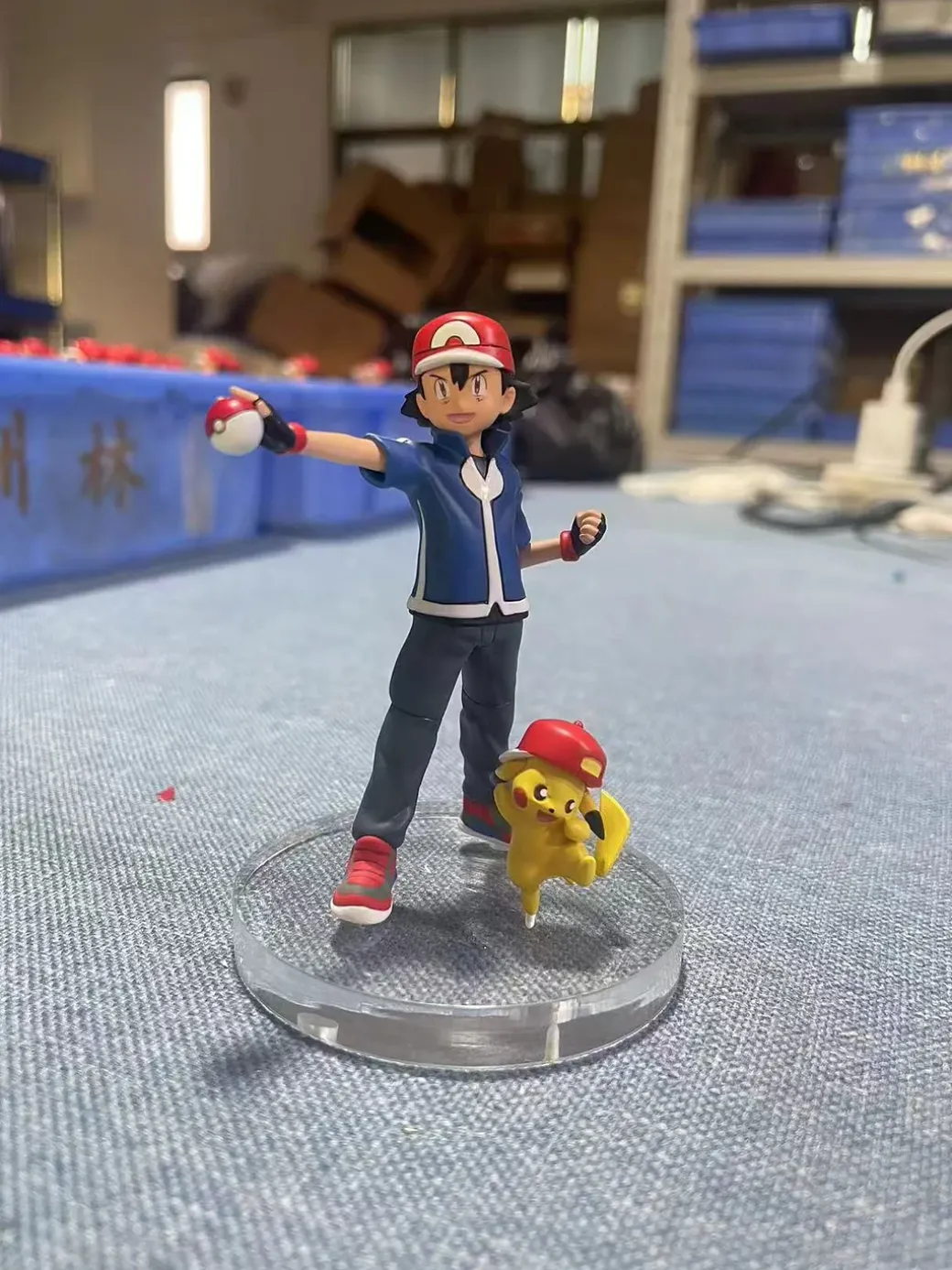 1/20 Scale World Zukan Ash Ketchum & Pikachu - Pokemon Staue - NewRoute Studio
