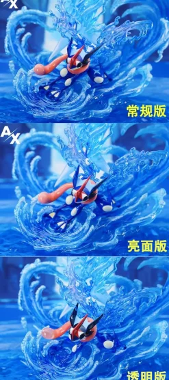1/20 Scale World Zukan Ash-Greninja - Pokemon Resin Statue - AX Studio