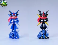 1/20 Scale World Zukan Ash's Greninja & Greninja - Pokemon Resin Statue - PoPoWa Studio