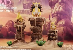 1/20 Scale World Zukan B Version Evolution of Sandslash Set - Pokemon Resin Statue - MD-Studio