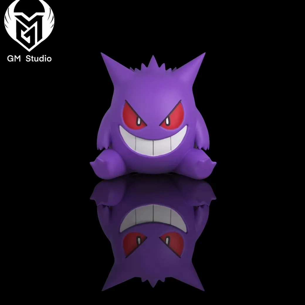 1/20 Scale World Zukan Bad Mood & Evil Smiling & Shy Gengar - Pokemon Statue - GM-Studio