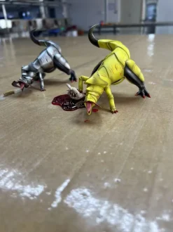 1/20 Scale World Zukan Battle Damaged Haxorus - Pokemon Resin Statue - ZR Studios
