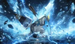 1/20 Scale World Zukan Black & White Kyurem - Pokemon Statue - Wonder Studio