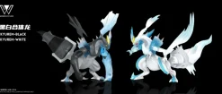 1/20 Scale World Zukan Black & White Kyurem - Pokemon Statue - Wonder Studio