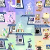 1/20 Scale World Zukan Blaine & Mewtwo & Mew & Meowth - Pokemon Resin Statue - QN Studios