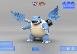 1/20 Scale World Zukan Blastoise - Pokemon Resin Statue - UU Studio