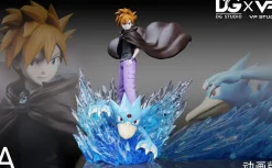 1/20 Scale World Zukan Blue Oak & Golduck - Pokemon Resin Statue - DG Studio