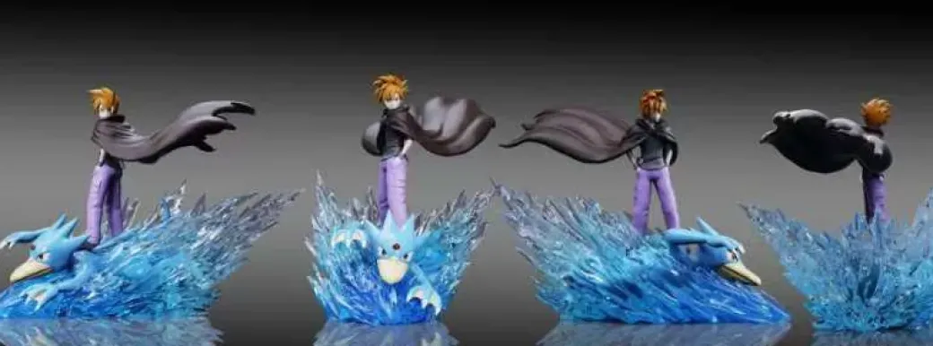 1/20 Scale World Zukan Blue Oak & Golduck - Pokemon Resin Statue - DG Studio