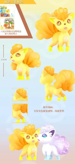 1/20 Scale World Zukan Brock & Geodude & Onix & Crystal Onix & Vulpix & Kalos & Alola Honorary Sword Badge - Pokemon Resin Statue - QN Studios