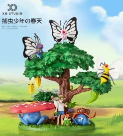 1/20 Scale World Zukan Bug Catcher in Forest - Pokemon Statue - XO Studio