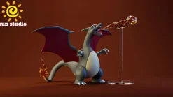 1/20 Scale World Zukan Charizard - Pokemon Statue - sun Studio