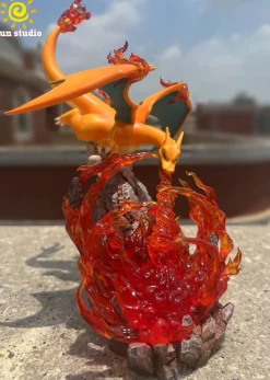 1/20 Scale World Zukan Charizard with LED - Pokemon Resin Statue - sun Studio