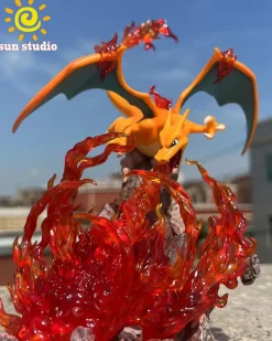 1/20 Scale World Zukan Charizard with LED - Pokemon Resin Statue - sun Studio