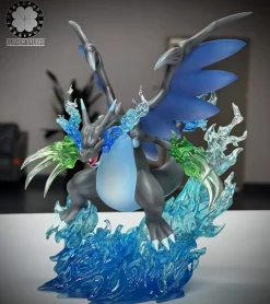 1/20 Scale World Zukan Charizard X - Pokemon Resin Statue - Clover Studio