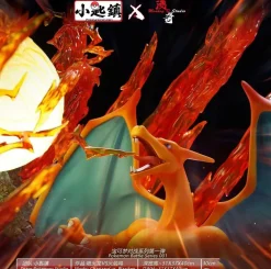 1/20 Scale World Zukan Charizard VS Blaziken - Pokemon Resin Statue - Pokemon Studio