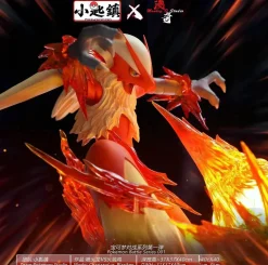 1/20 Scale World Zukan Charizard VS Blaziken - Pokemon Resin Statue - Pokemon Studio