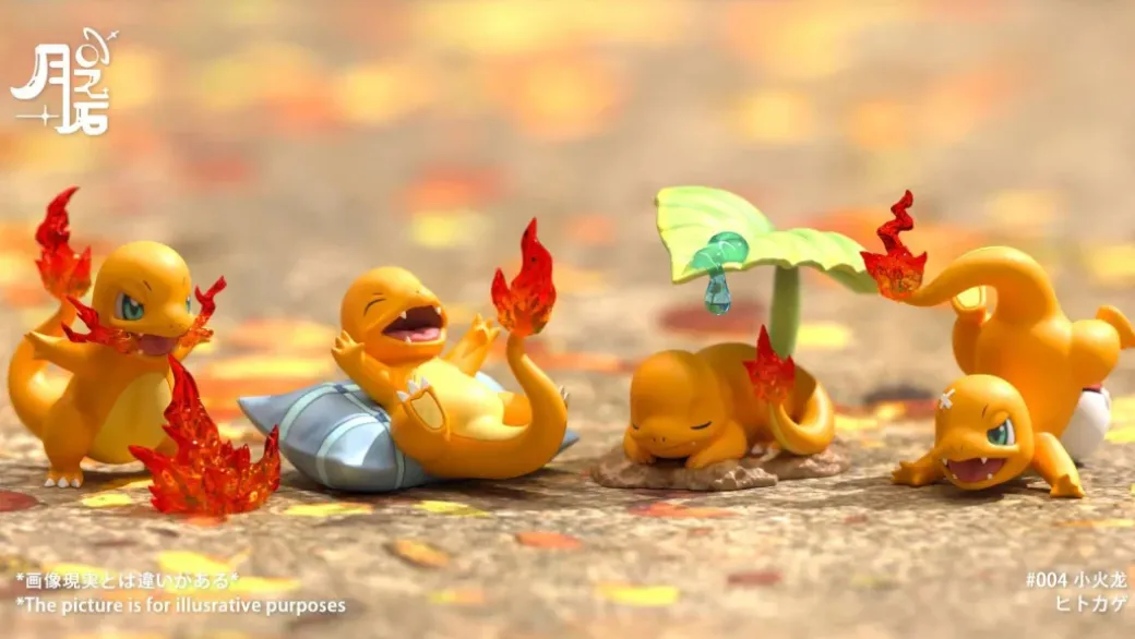 1/20 Scale World Zukan Charmander Set - Pokemon Statue - YueZhiShi Studio