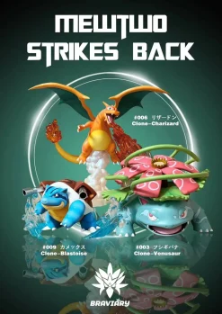 1/20 Scale World Zukan Clone Series 002 Clone Blastoise - Pokemon Resin Statue - Braviary Studio