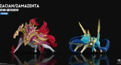 1/20 Scale World Zukan Crowned Sword Zacian & Crowned Shield Zamazenta - Pokemon Statue - Wonder Studio