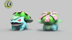 1/20 Scale World Zukan Cutie Series Starter Pokemon 001 - Pokemon Statue - EC-Studio