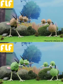 1/20 Scale World Zukan Doduo & Dodrio - Pokemon Statue - FLF Studio