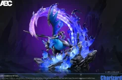 1/20 Scale World Zukan Dragon Claw Charizard X with LED - Pokemon Resin Statue - ABC Studio