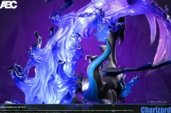 1/20 Scale World Zukan Dragon Claw Charizard X with LED - Pokemon Resin Statue - ABC Studio